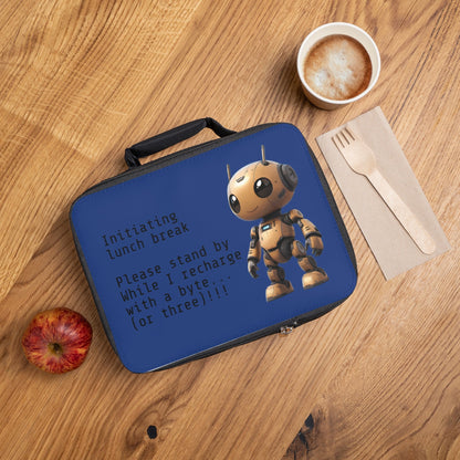 Robot Recharge Lunch Bag - Ruppy's Creations