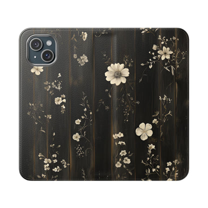 Rustic Floral Flip Case For Apple iphone & Samsung Galaxy - Ruppy's Creations