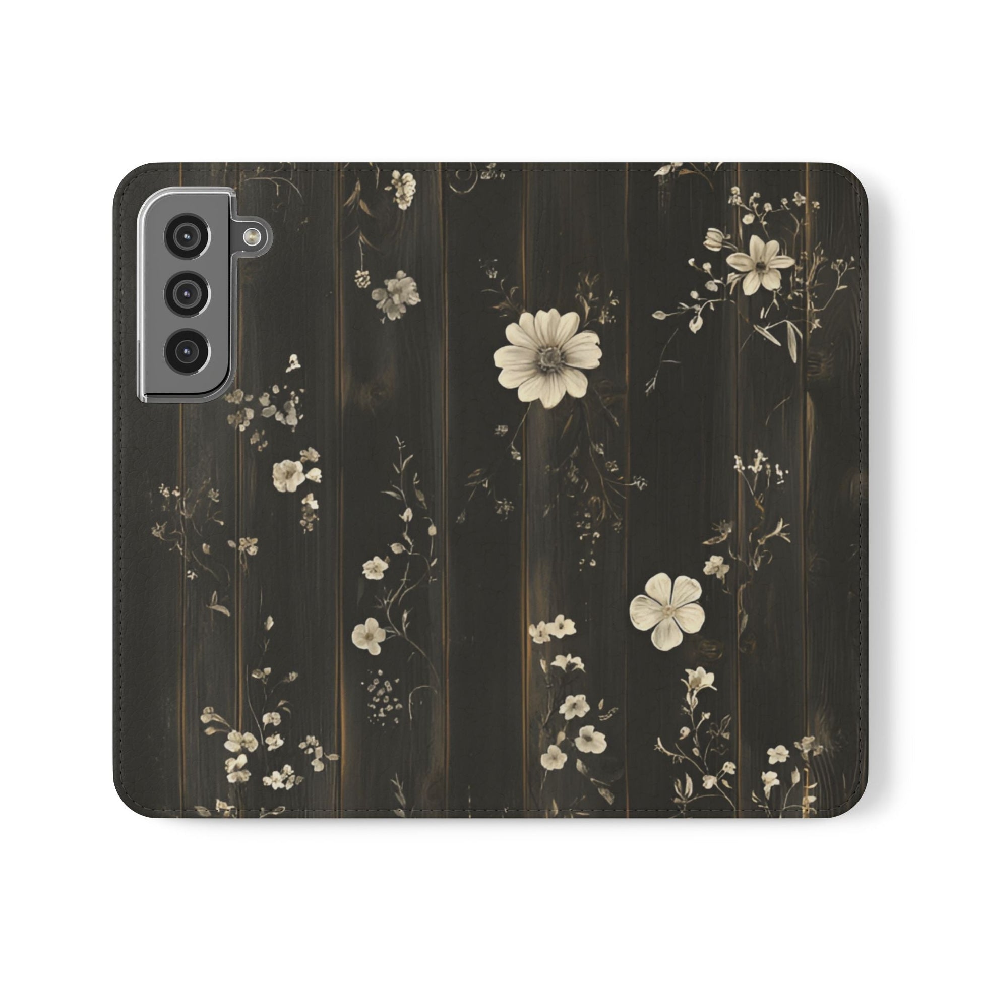 Rustic Floral Flip Case For Apple iphone & Samsung Galaxy - Ruppy's Creations