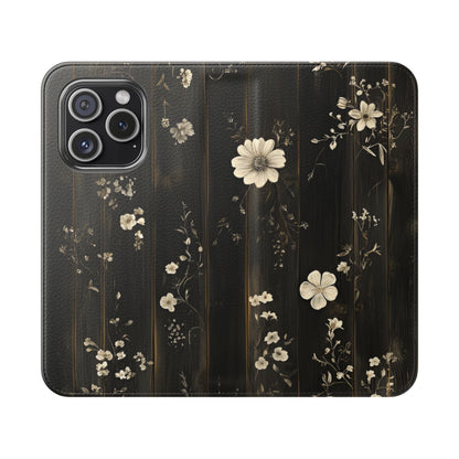 Rustic Floral Flip Case For Apple iphone & Samsung Galaxy - Ruppy's Creations