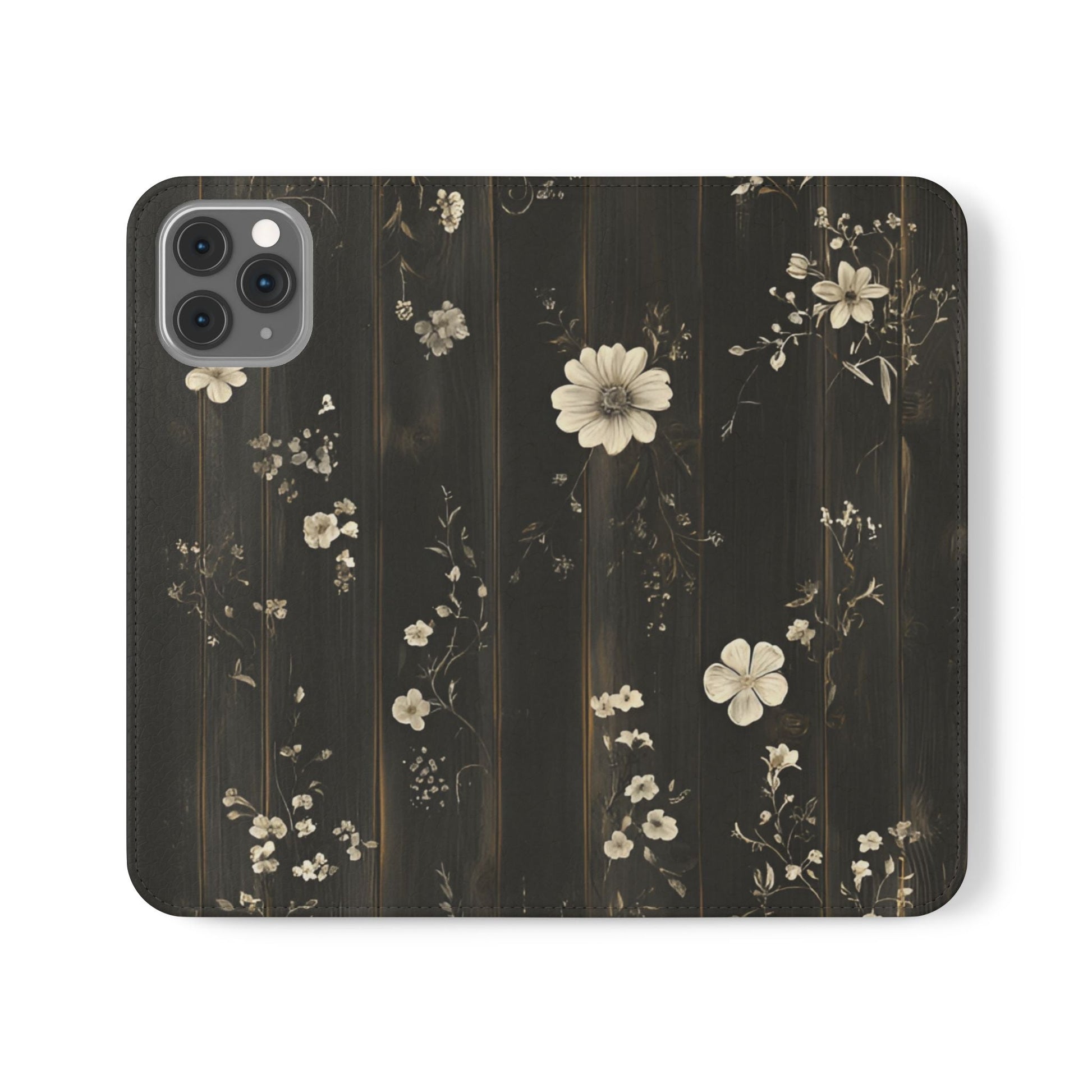 Rustic Floral Flip Case For Apple iphone & Samsung Galaxy - Ruppy's Creations