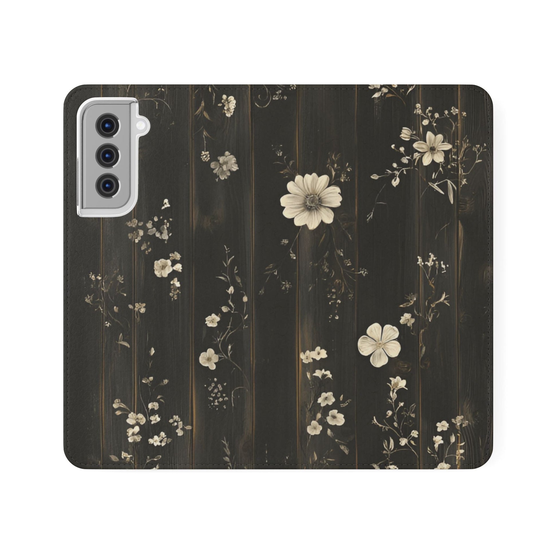 Rustic Floral Flip Case For Apple iphone & Samsung Galaxy - Ruppy's Creations