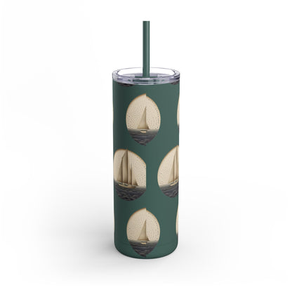 Sailboat 20oz. Skinny Tumbler - Ruppy's Creations