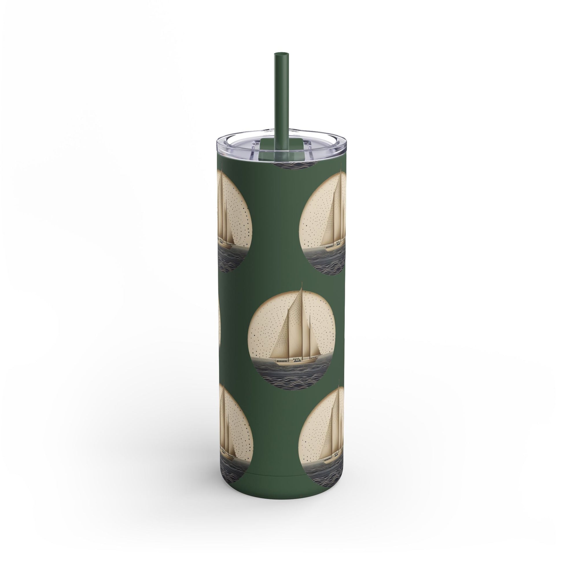 Sailboat 20oz. Skinny Tumbler - Ruppy's Creations