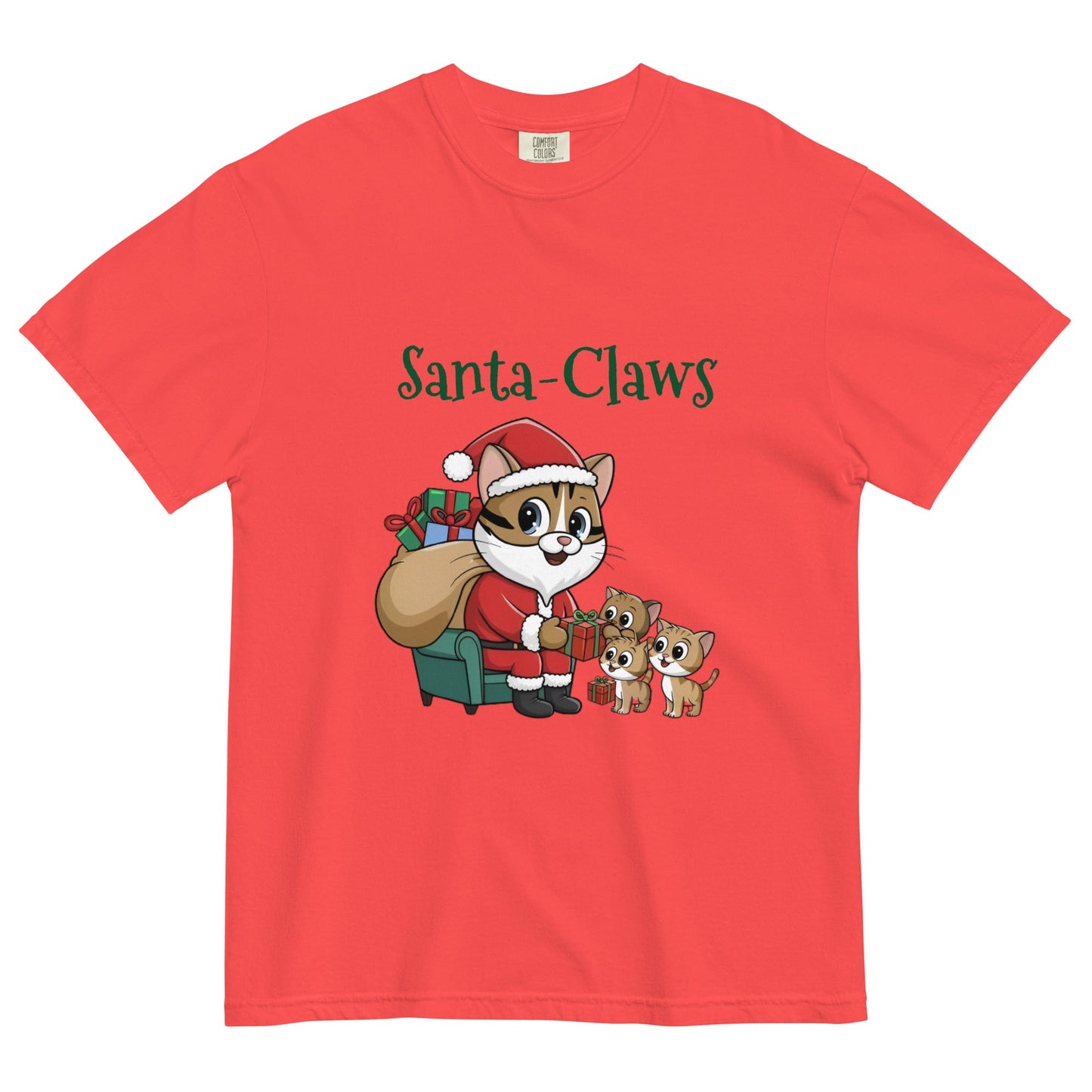 Santa - Claws Heavyweight T-shirt - Ruppy's Creations