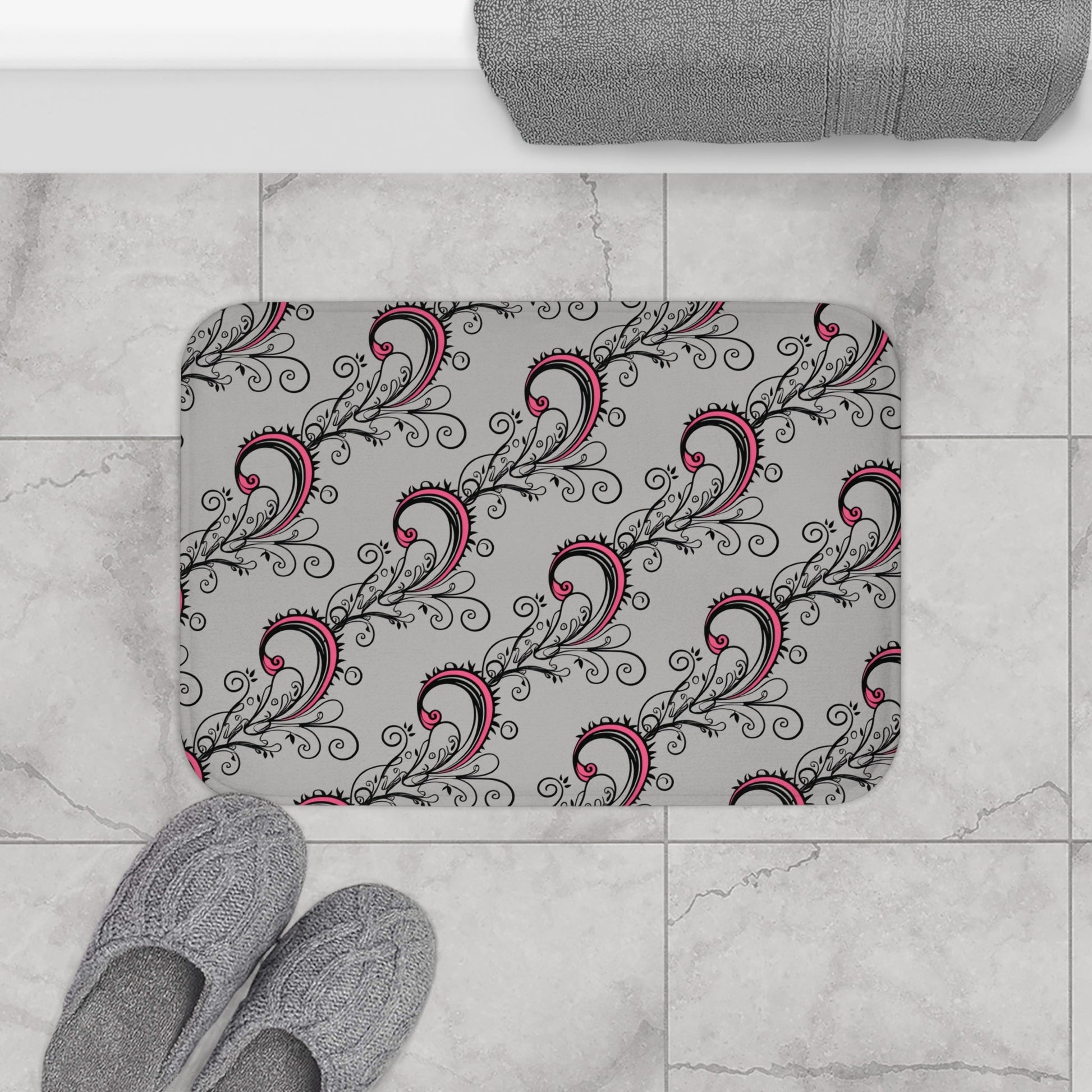 Scroll Jubilee Memory Foam Bath Mat - Ruppy's Creations