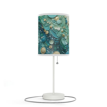 Seafoam Bubbles Lamp on a Stand - Ruppy's Creations