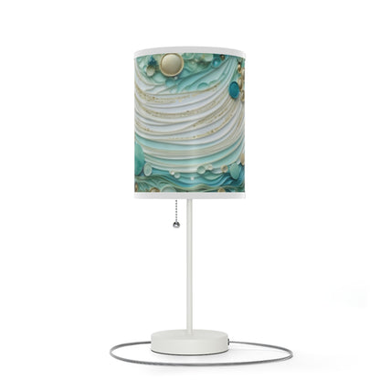 Seafoam Bubbles Lamp on a Stand - Ruppy's Creations