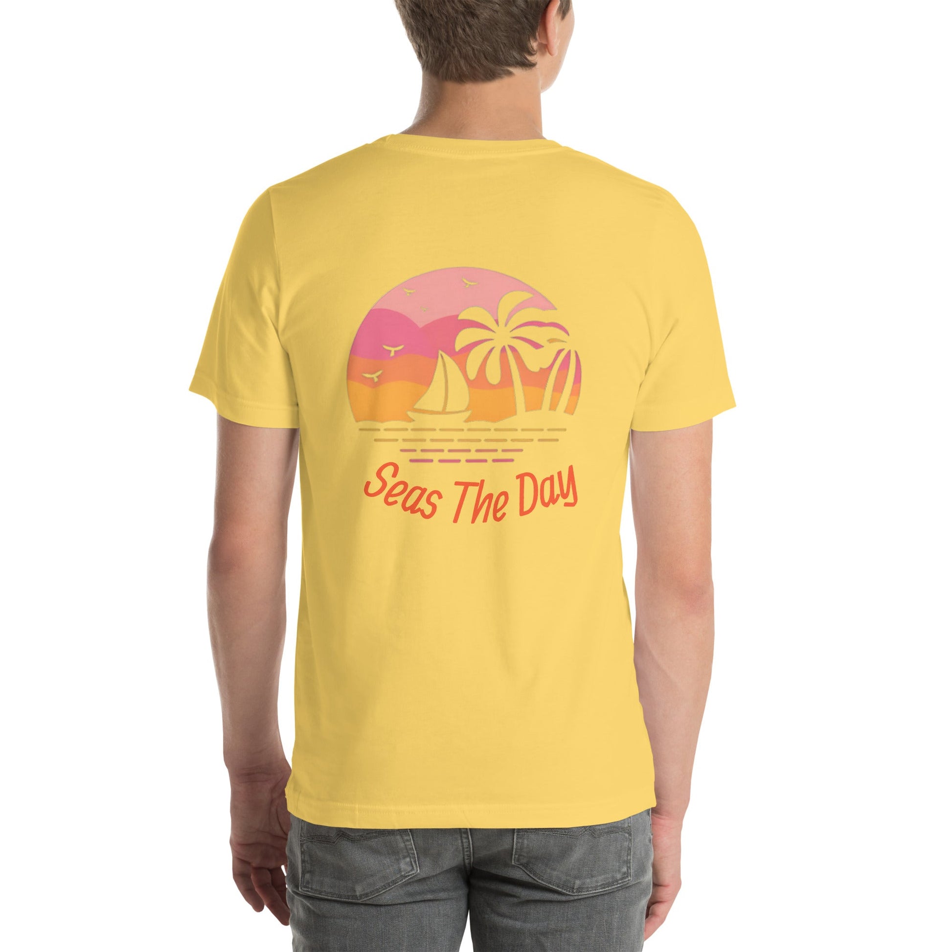 Seas The Day Back-Print Unisex T-shirt - Ruppy's Creations