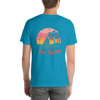 Seas The Day Back-Print Unisex T-shirt - Ruppy's Creations