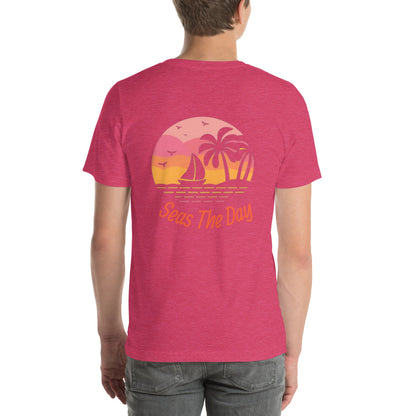 Seas The Day Back-Print Unisex T-shirt - Ruppy's Creations