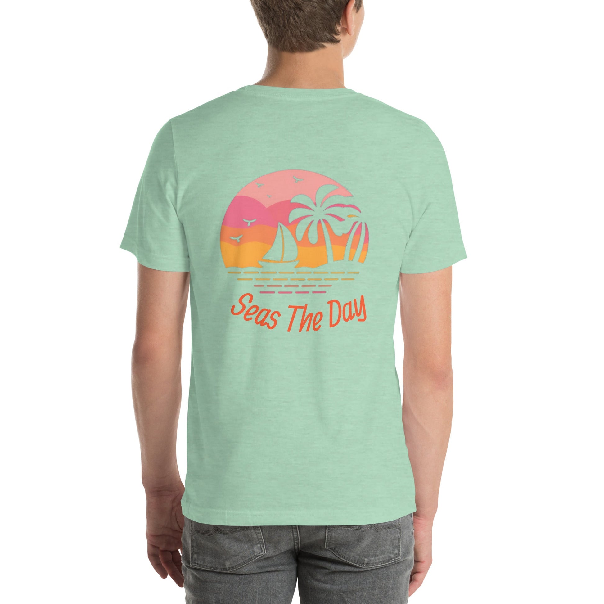 Seas The Day Back-Print Unisex T-shirt - Ruppy's Creations