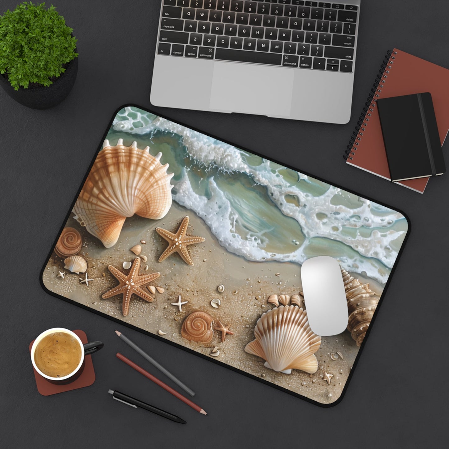 Shoreline Serenity Desk Mat - Ruppy's Creations