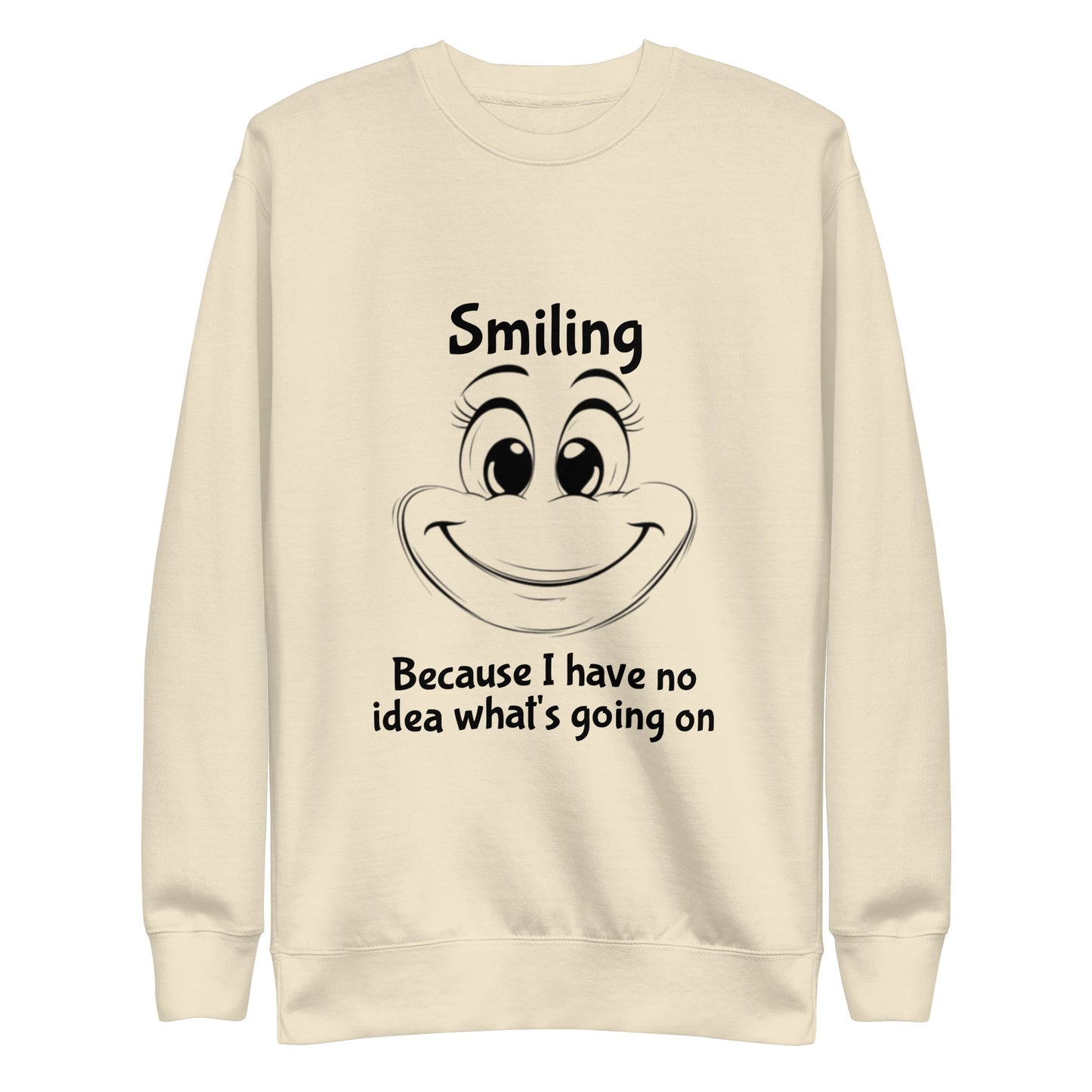 Smiling Women's Premium Sweatshirt - Ruppy's Creations