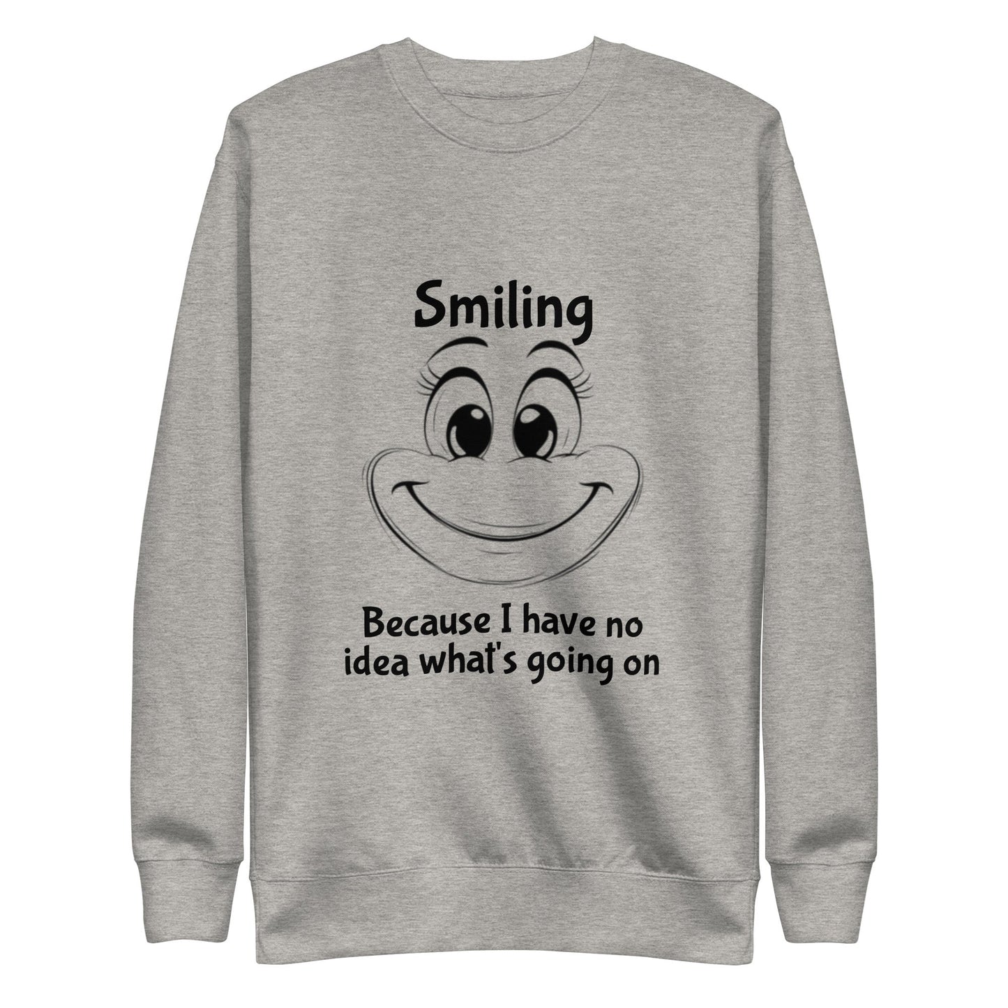 Smiling Women's Premium Sweatshirt - Ruppy's Creations