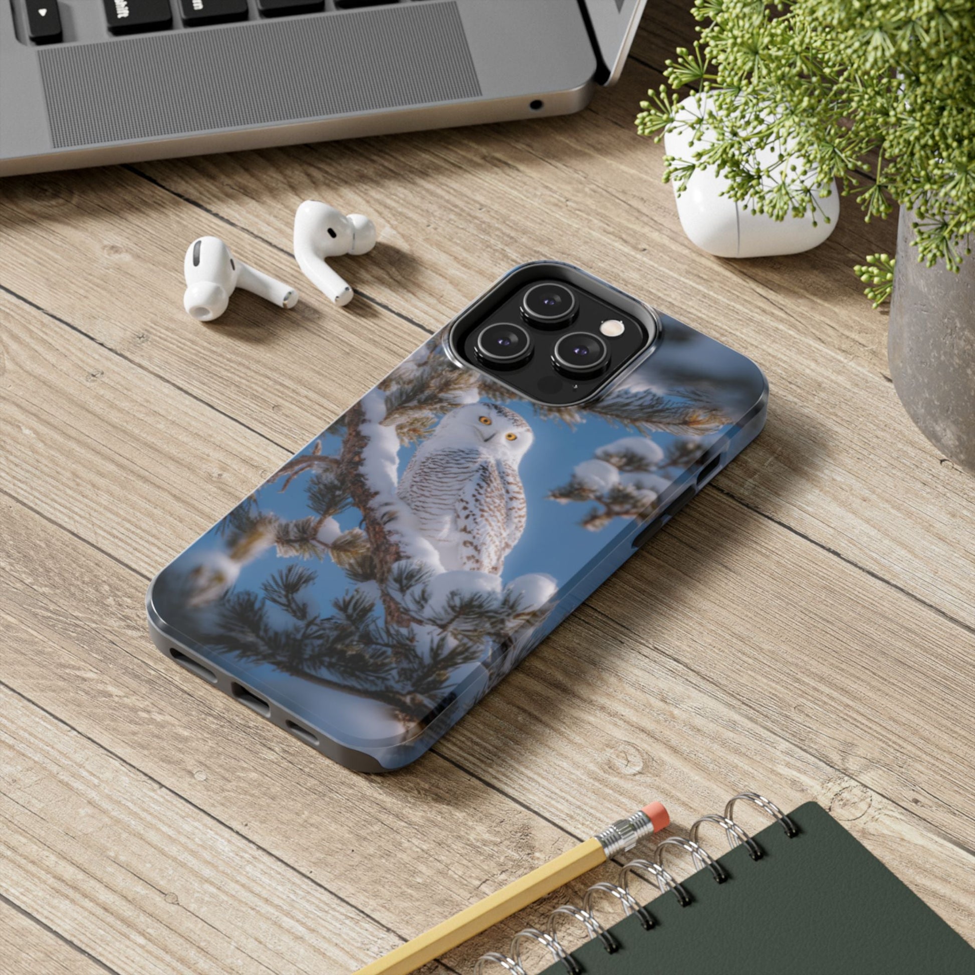 Snowy Owl Tough Phone Case for iphone & Samsung - Ruppy's Creations