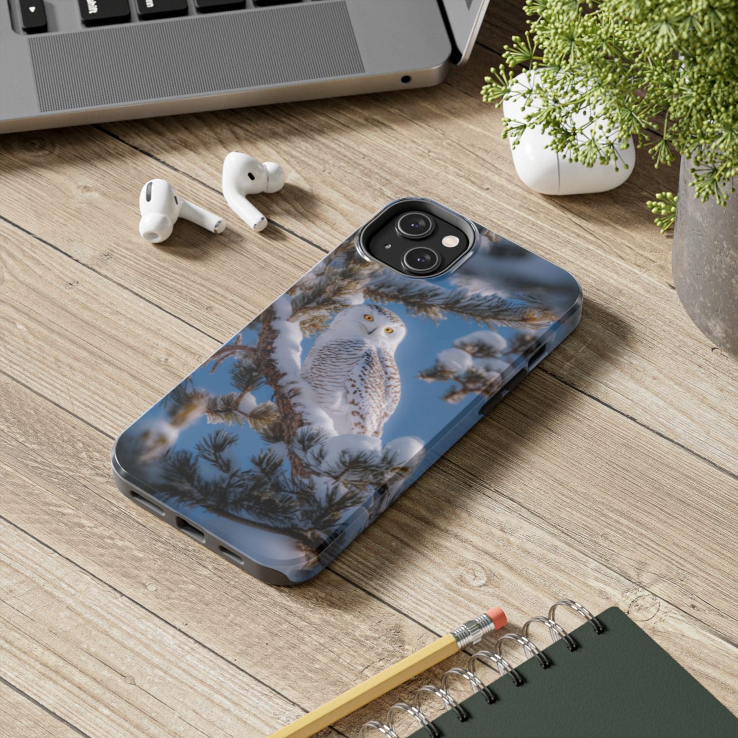 Snowy Owl Tough Phone Case for iphone & Samsung - Ruppy's Creations