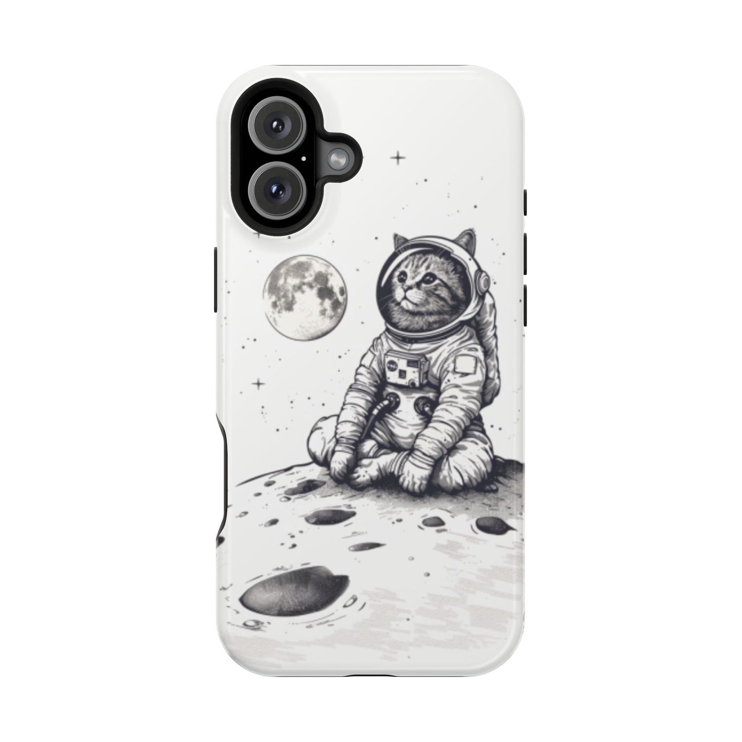 Space Cat MagSafe Tough iPhone Case - Ruppy's Creations