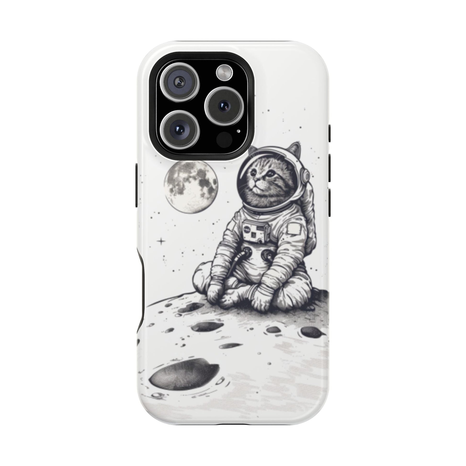 Space Cat MagSafe Tough iPhone Case - Ruppy's Creations