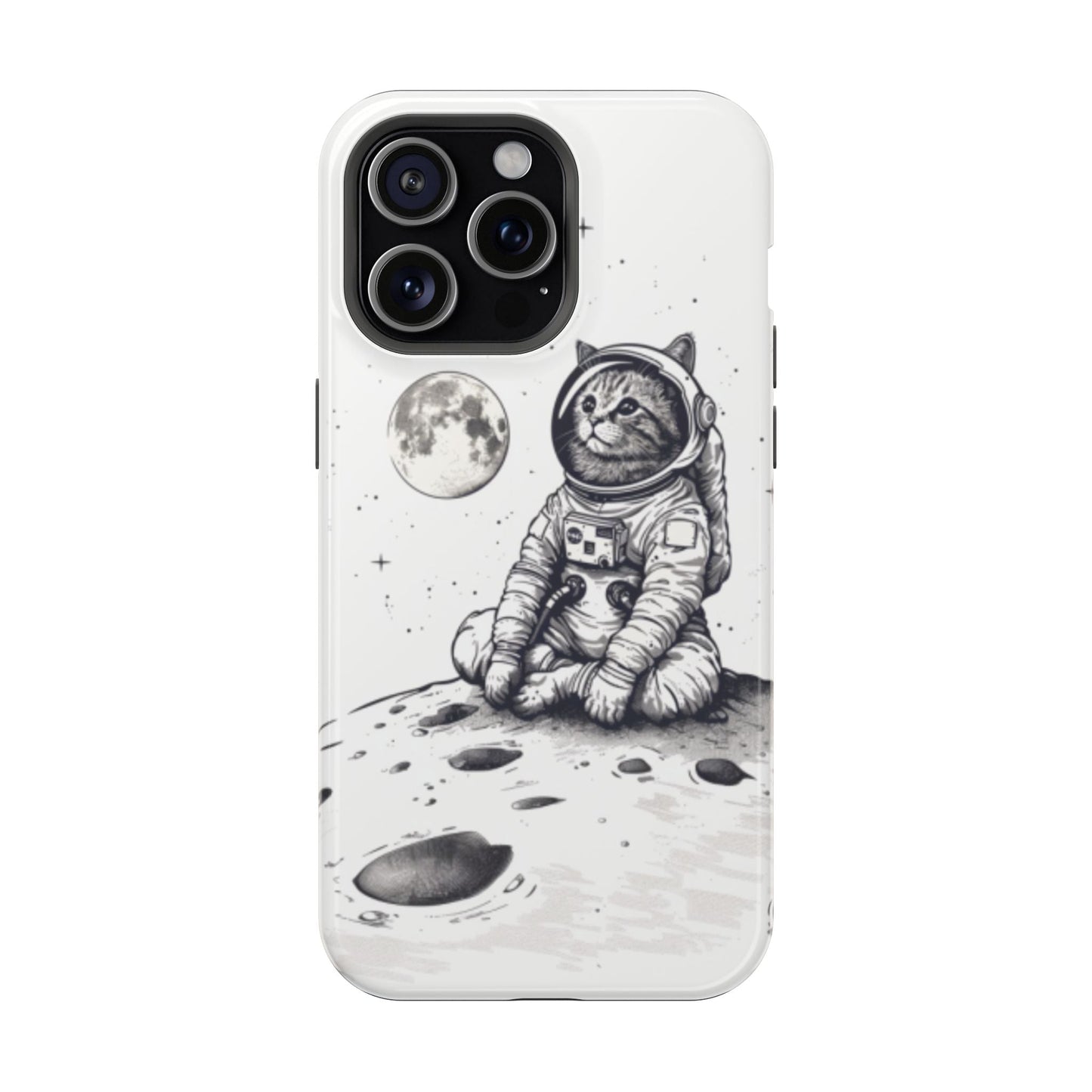 Space Cat MagSafe Tough iPhone Case - Ruppy's Creations