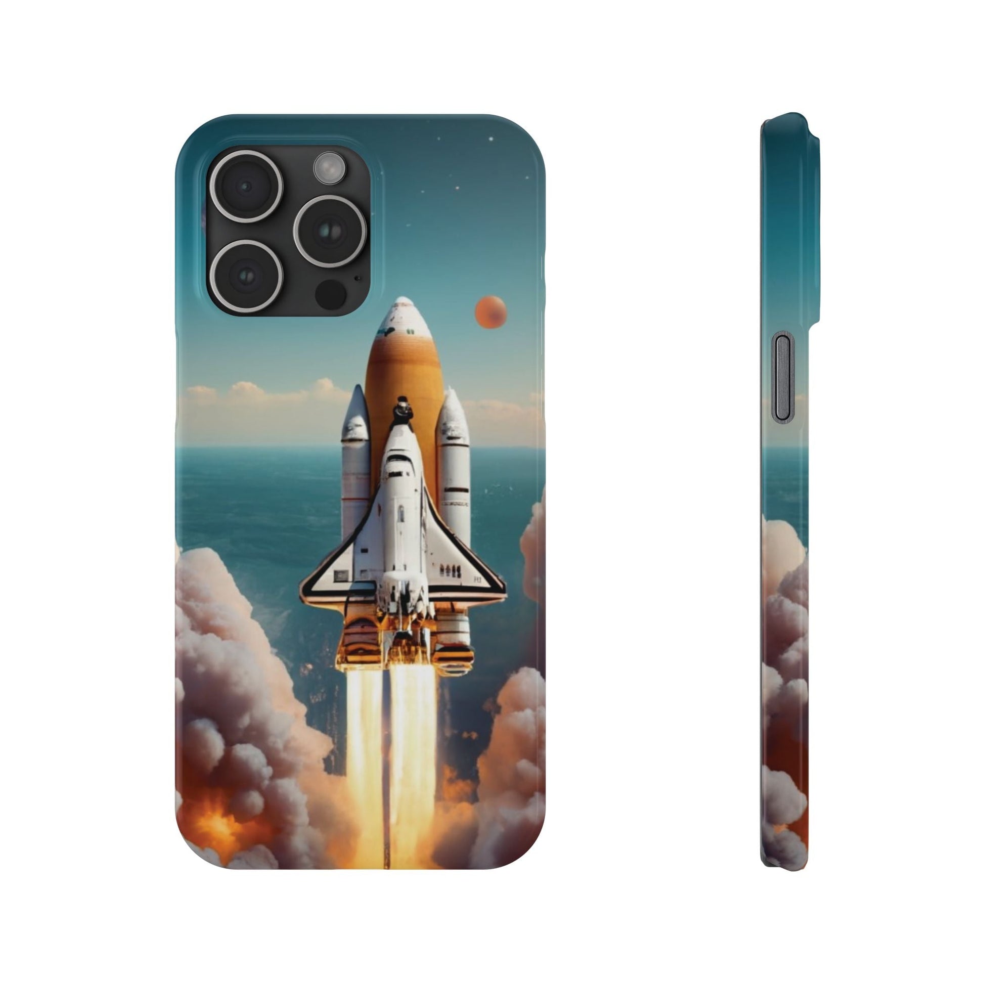 Space Flight I Phone Slim Phone Cases - Ruppy's Creations