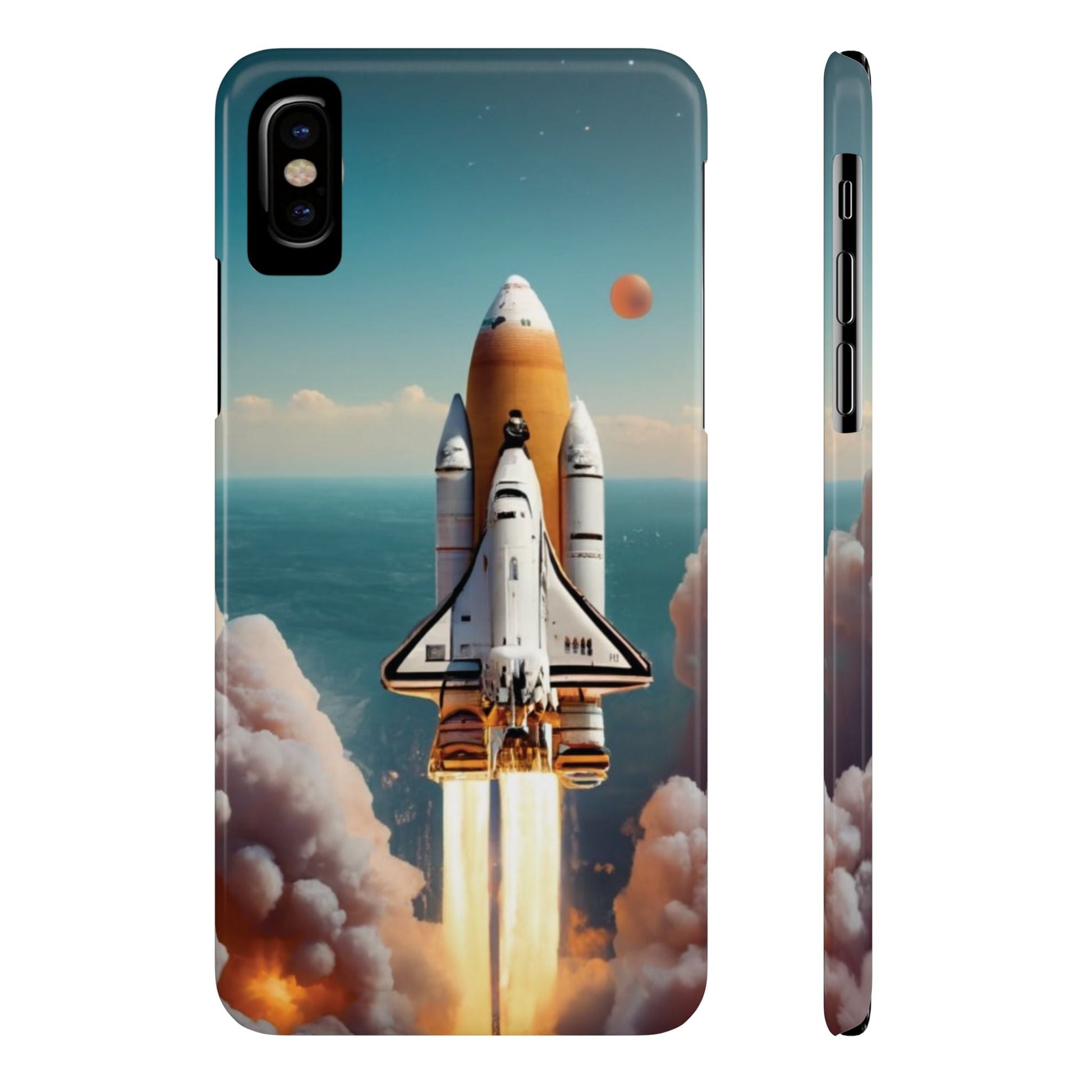 Space Flight I Phone Slim Phone Cases - Ruppy's Creations