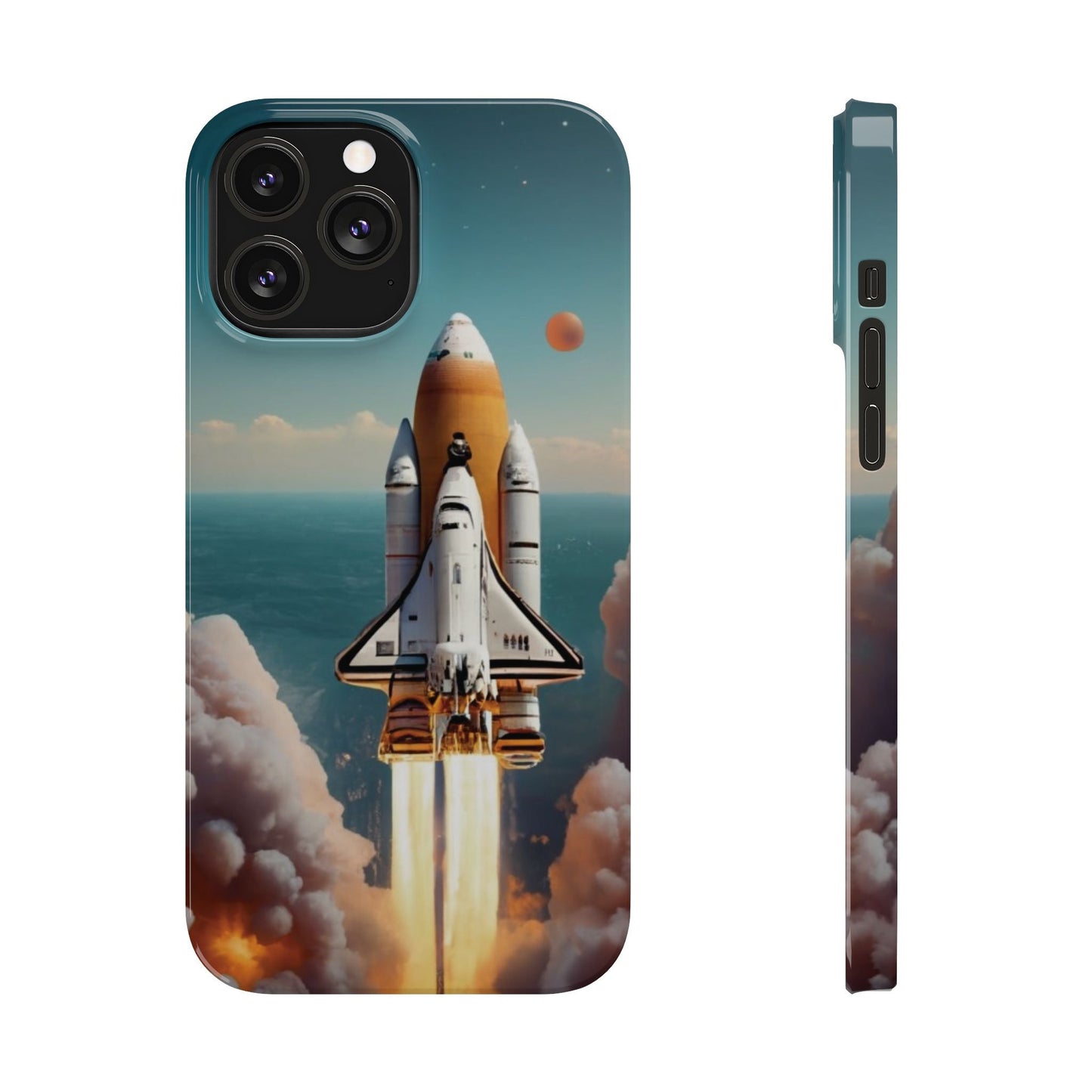 Space Flight I Phone Slim Phone Cases - Ruppy's Creations