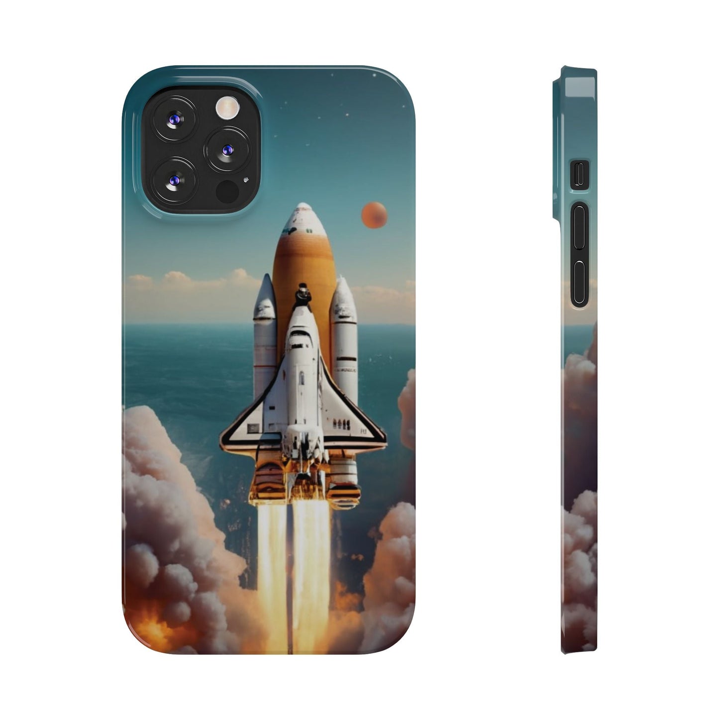 Space Flight I Phone Slim Phone Cases - Ruppy's Creations