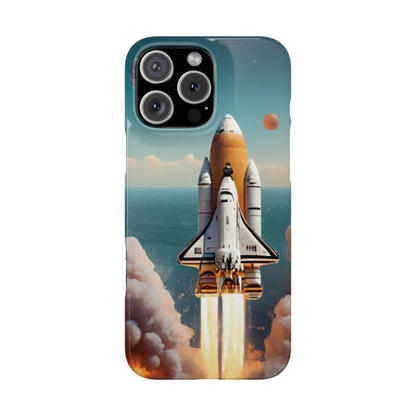 Space Flight I Phone Slim Phone Cases - Ruppy's Creations