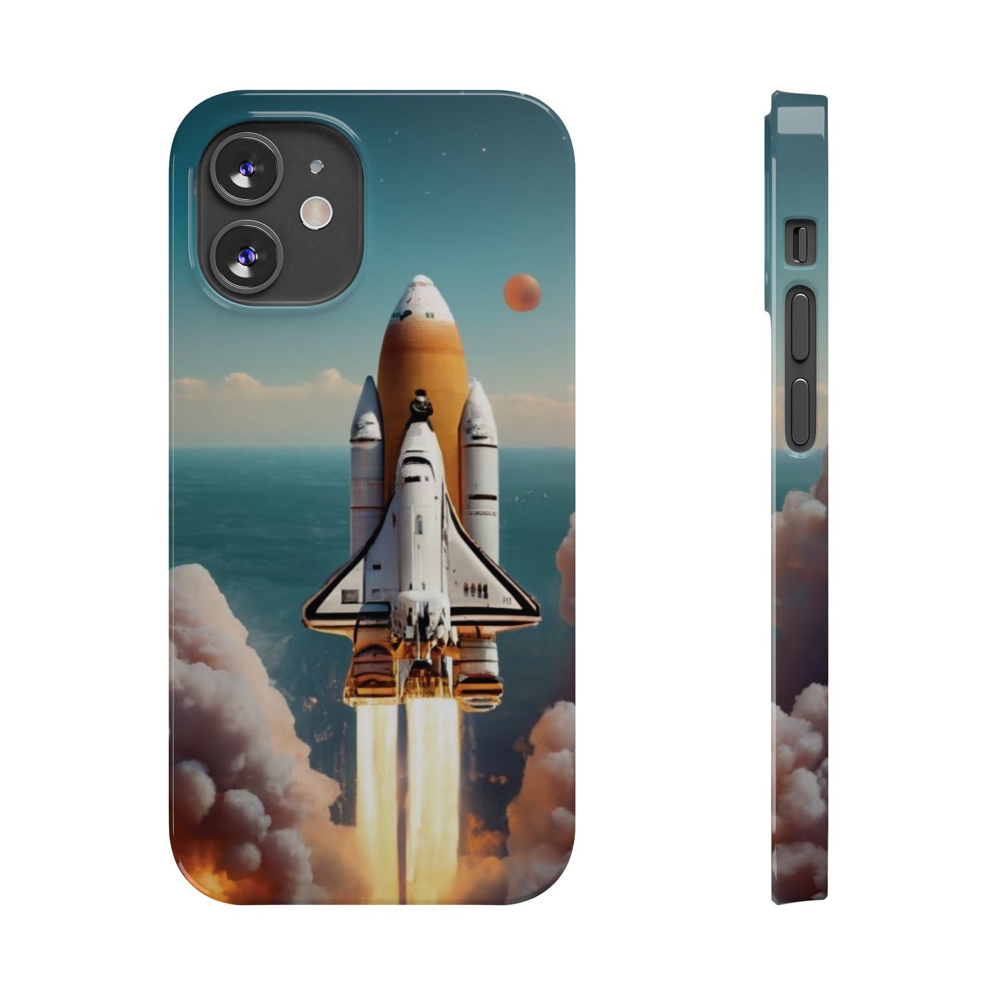 Space Flight I Phone Slim Phone Cases - Ruppy's Creations