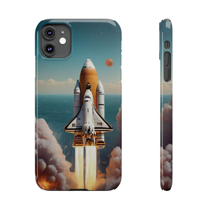 Space Flight I Phone Slim Phone Cases - Ruppy's Creations