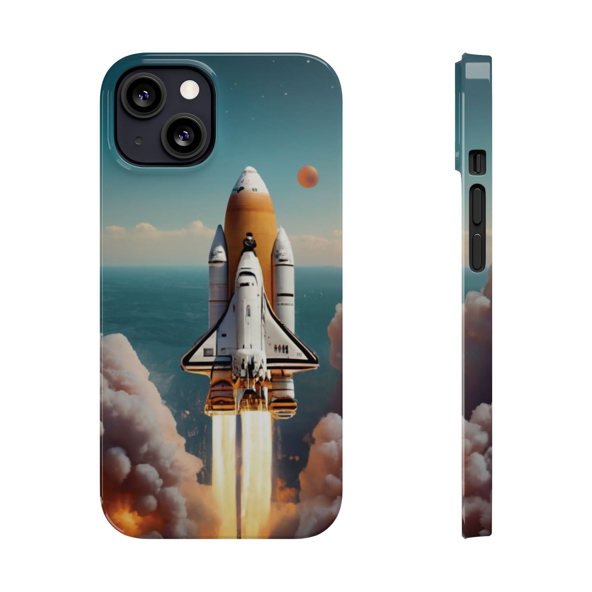 Space Flight I Phone Slim Phone Cases - Ruppy's Creations