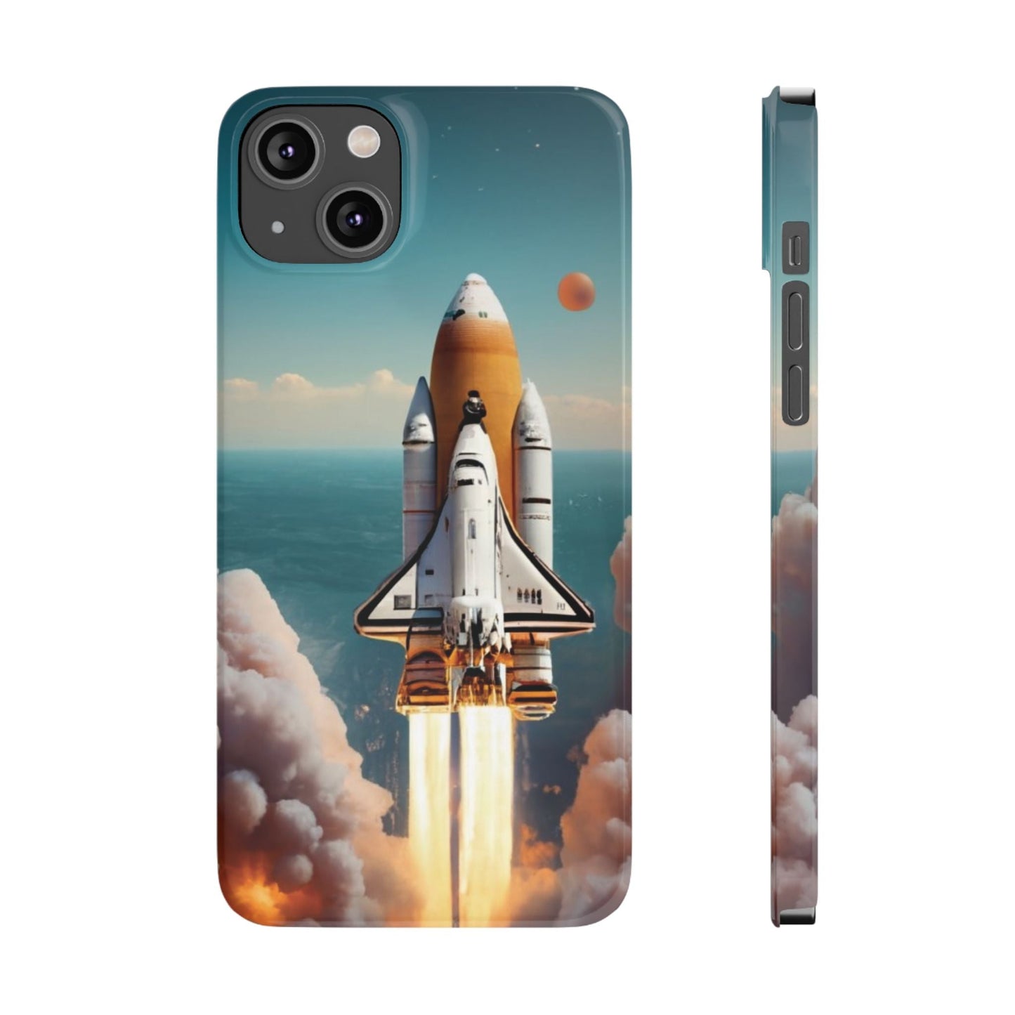 Space Flight I Phone Slim Phone Cases - Ruppy's Creations