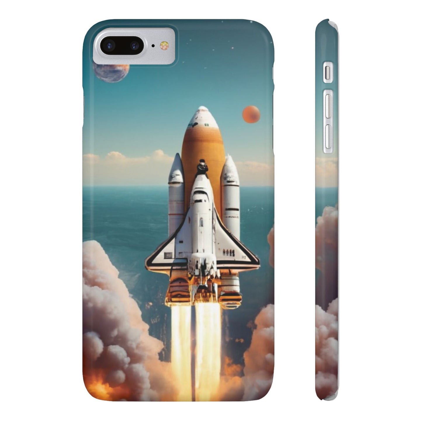 Space Flight I Phone Slim Phone Cases - Ruppy's Creations