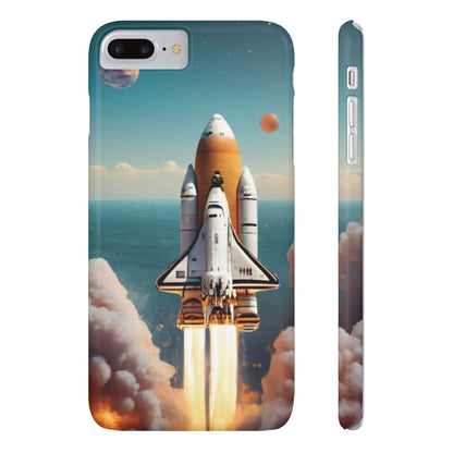 Space Flight I Phone Slim Phone Cases - Ruppy's Creations