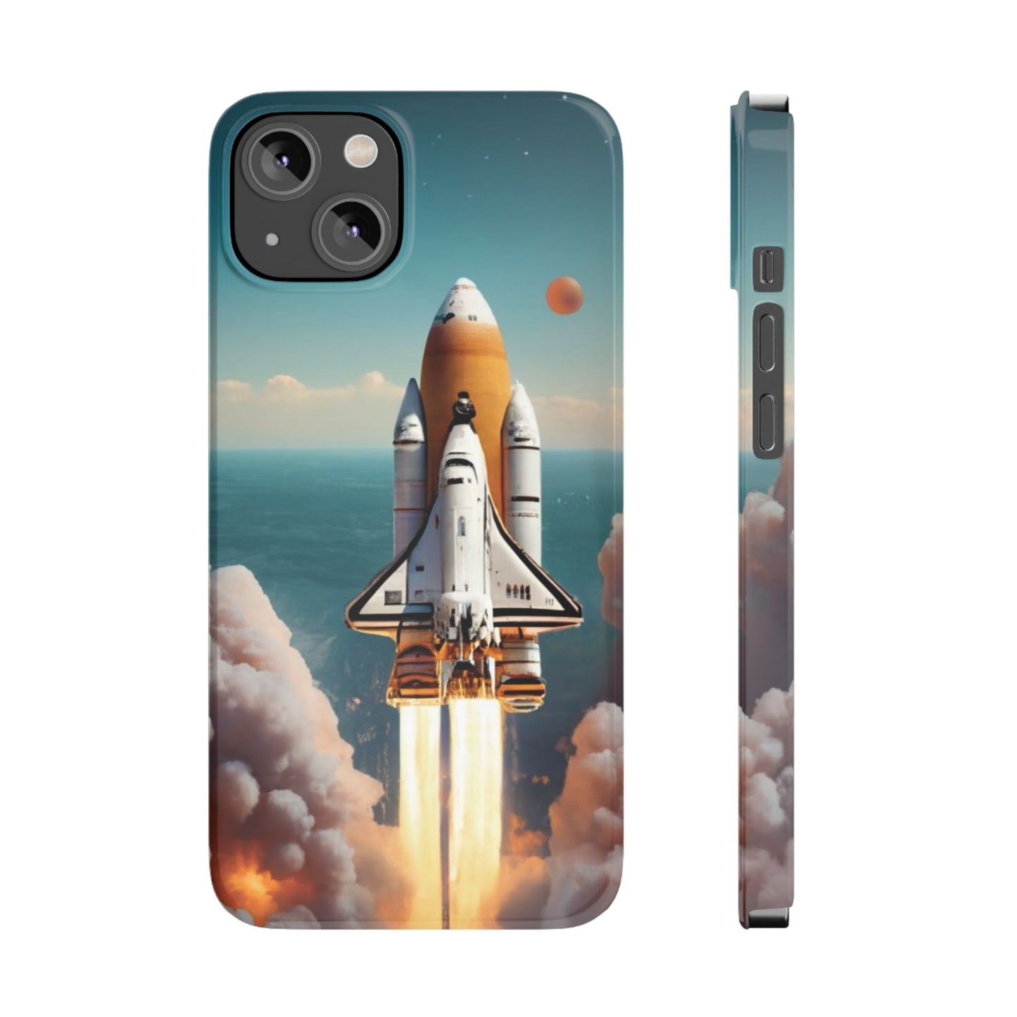 Space Flight I Phone Slim Phone Cases - Ruppy's Creations