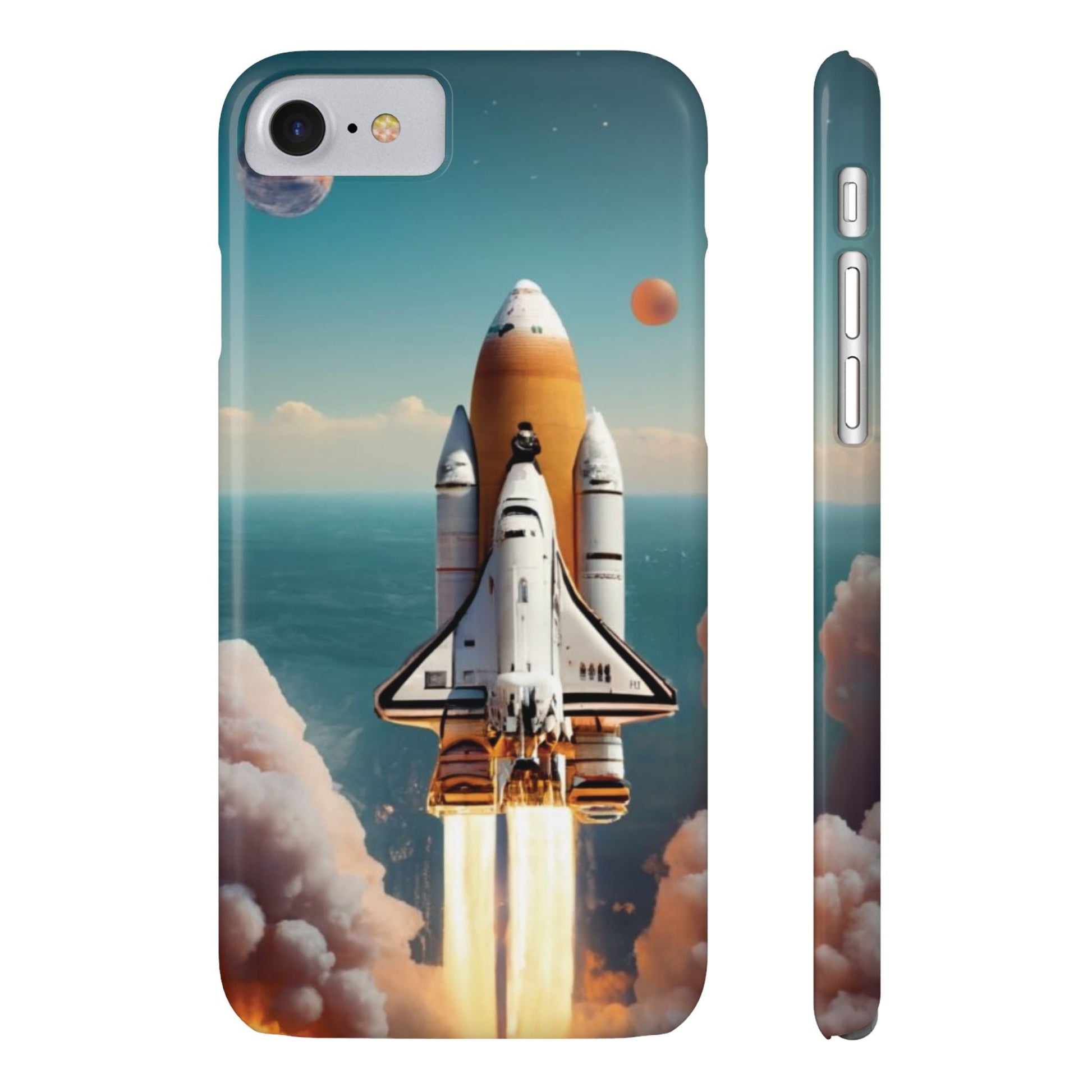 Space Flight I Phone Slim Phone Cases - Ruppy's Creations