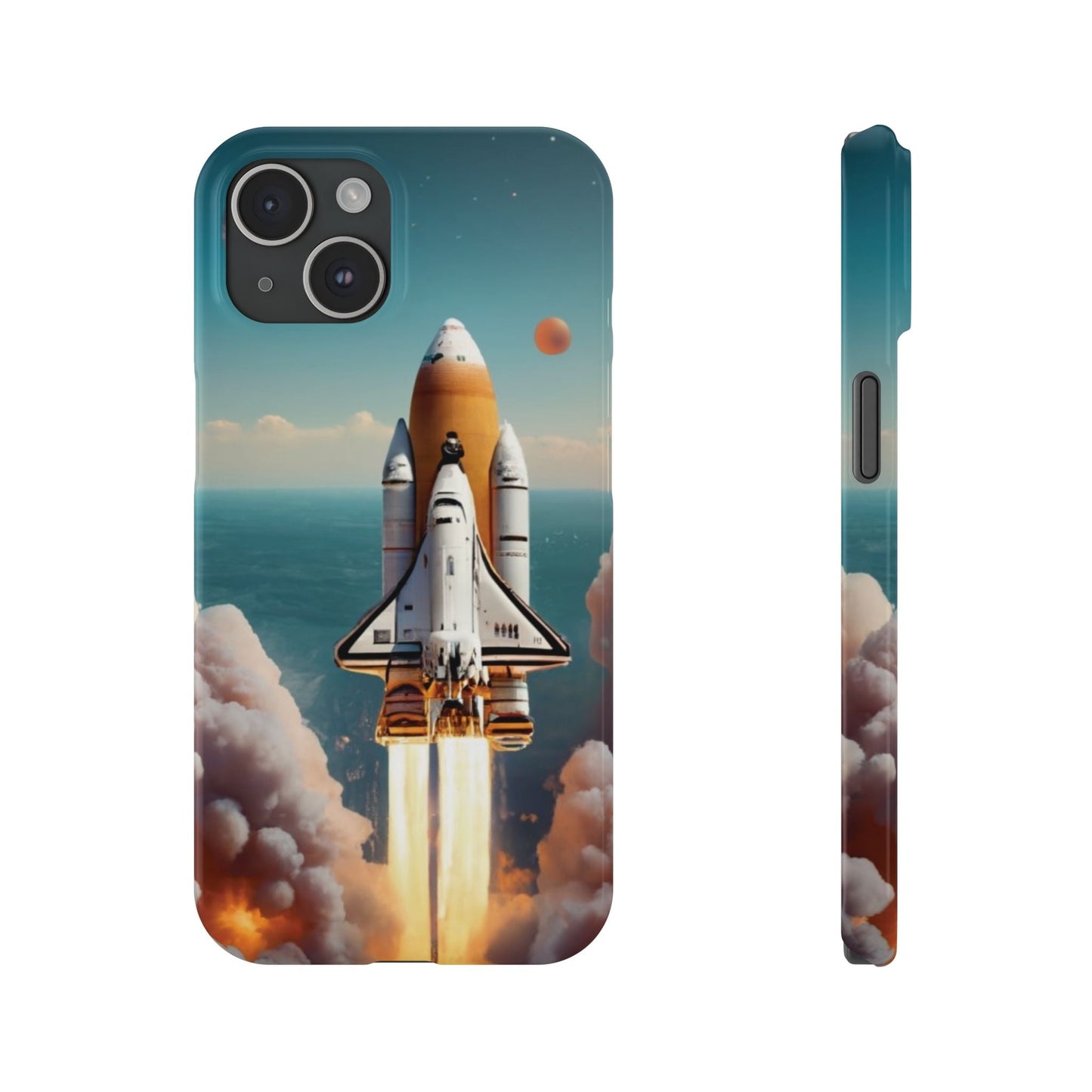 Space Flight I Phone Slim Phone Cases - Ruppy's Creations