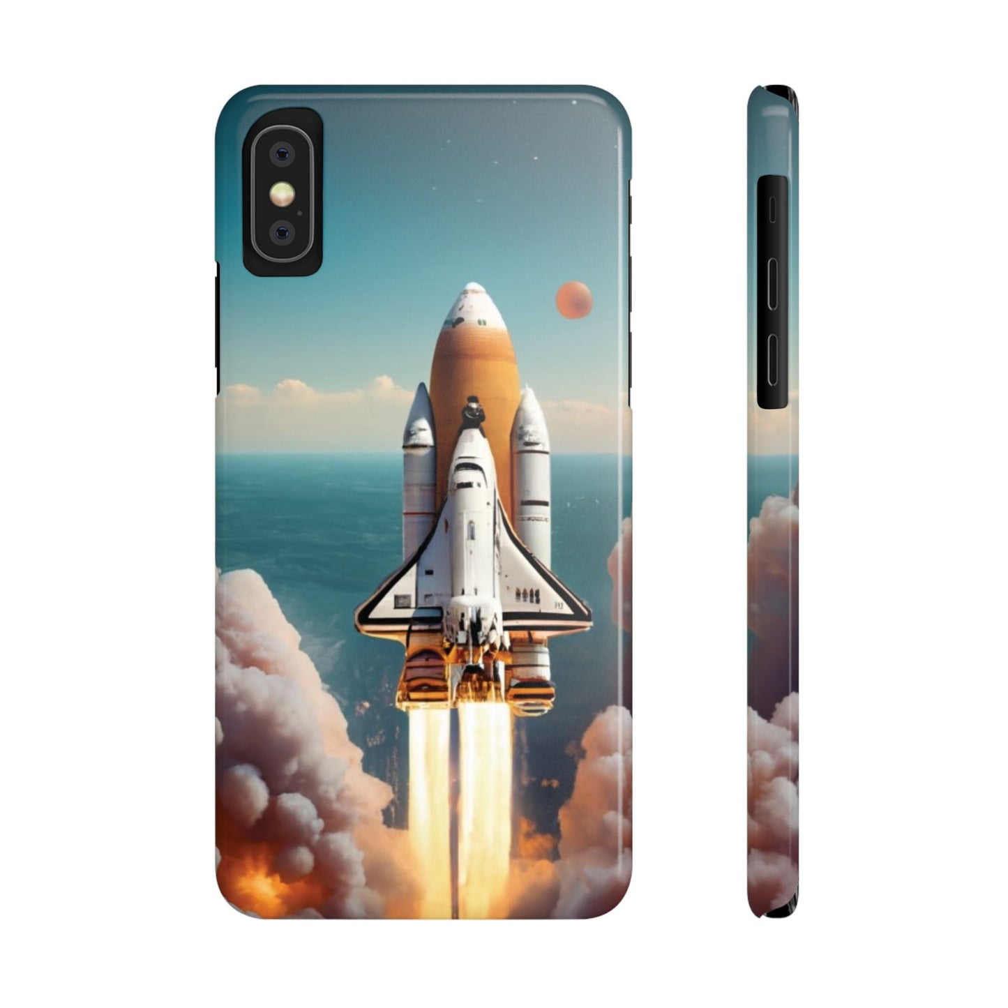 Space Flight I Phone Slim Phone Cases - Ruppy's Creations