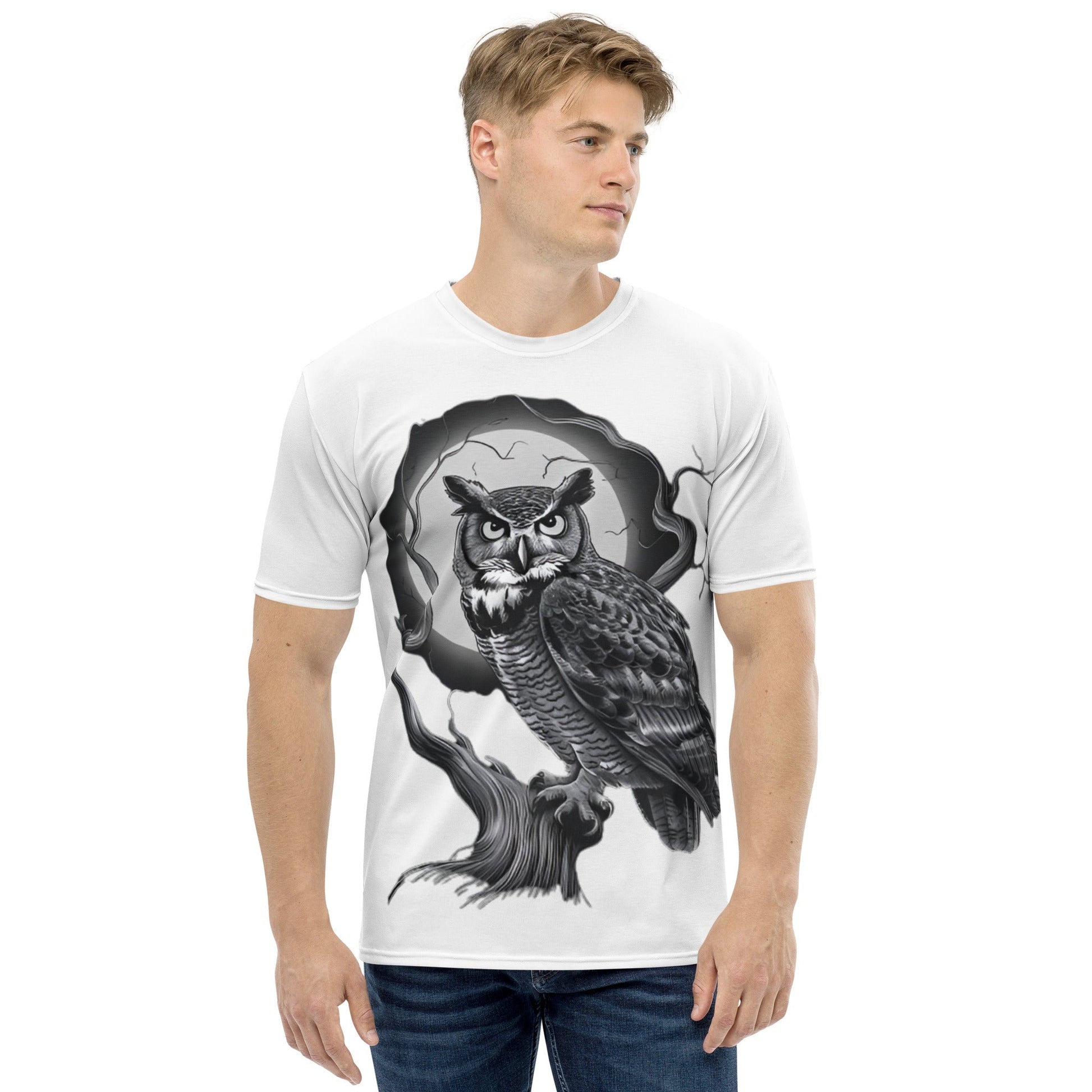 Spooky Owl Men's t - shirt - Ruppy's Creations