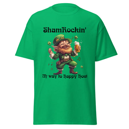 St. Patrick's Day Leprechaun Happy Hour Men's Tee - Ruppy's Creations