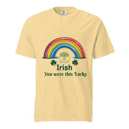 St. Patrick's Irish Lucky Unisex Heavyweight Tee - Ruppy's Creations