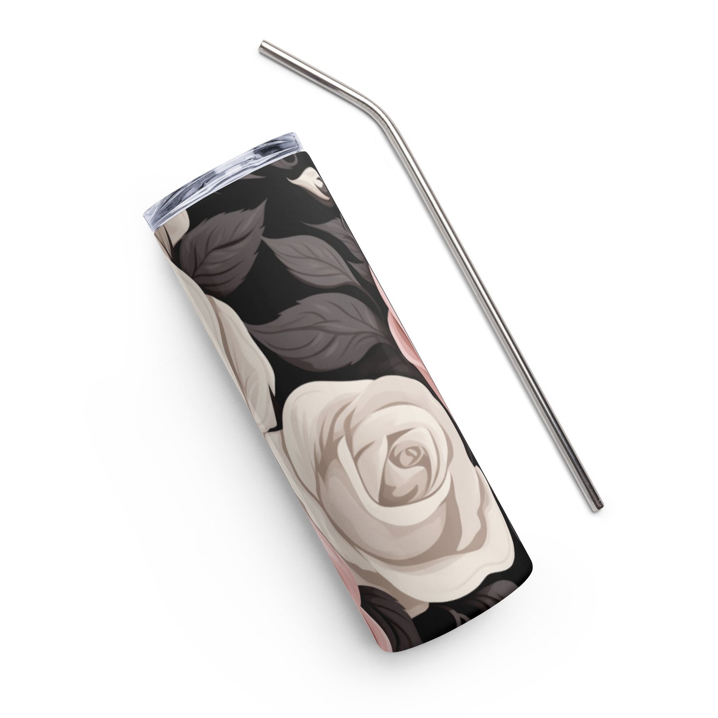 Roses Stainless steel tumbler