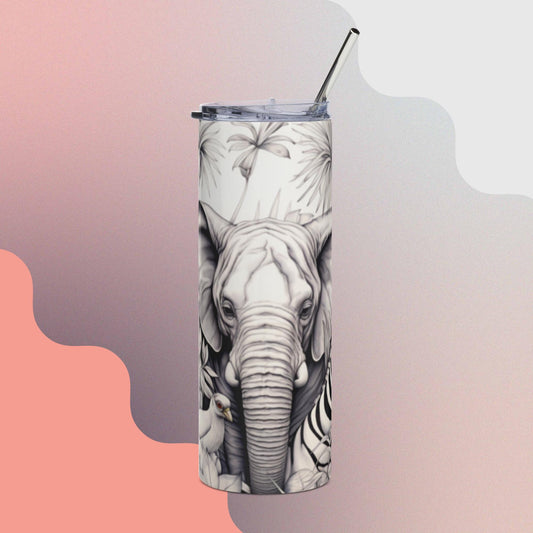 animal print tumbler