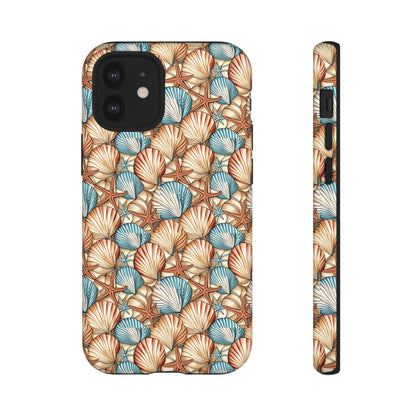 Starfish and Seashells Tough Cell Phone Case - Ruppy's Creations