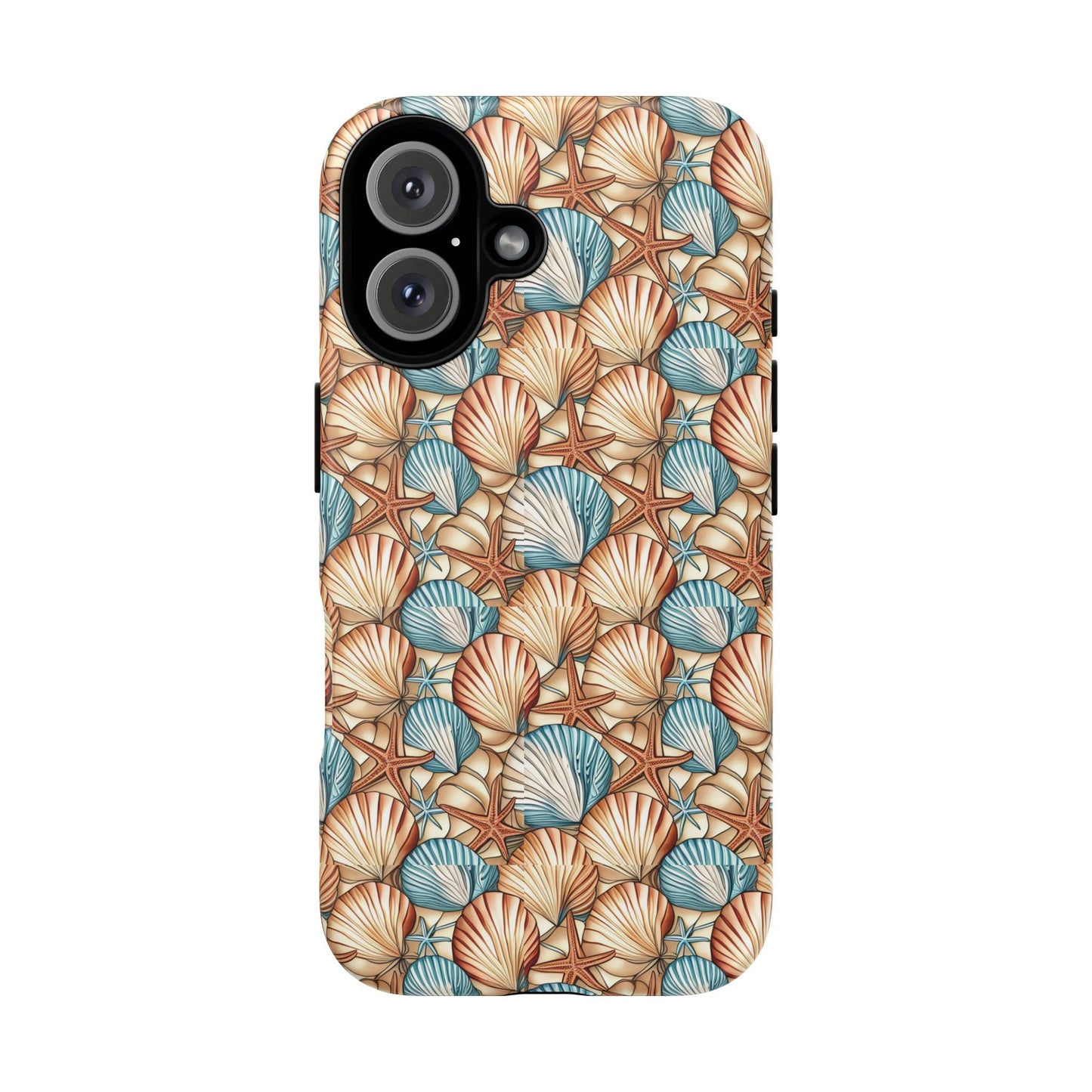 Starfish and Seashells Tough Cell Phone Case - Ruppy's Creations