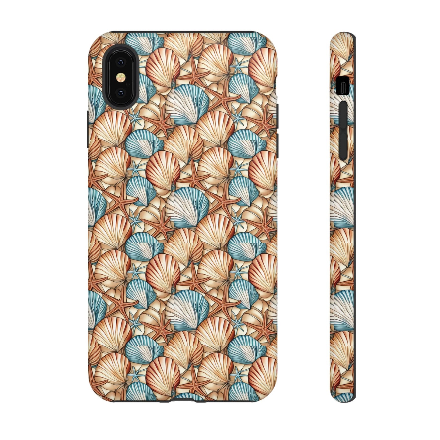 Starfish and Seashells Tough Cell Phone Case - Ruppy's Creations