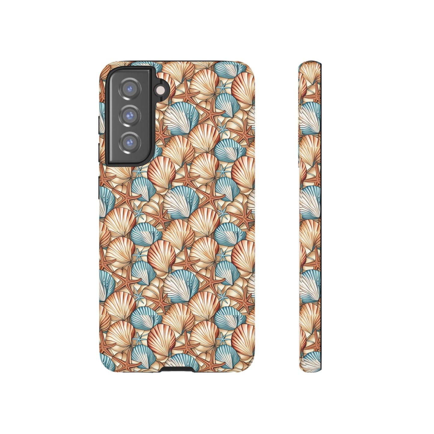 Starfish and Seashells Tough Cell Phone Case - Ruppy's Creations