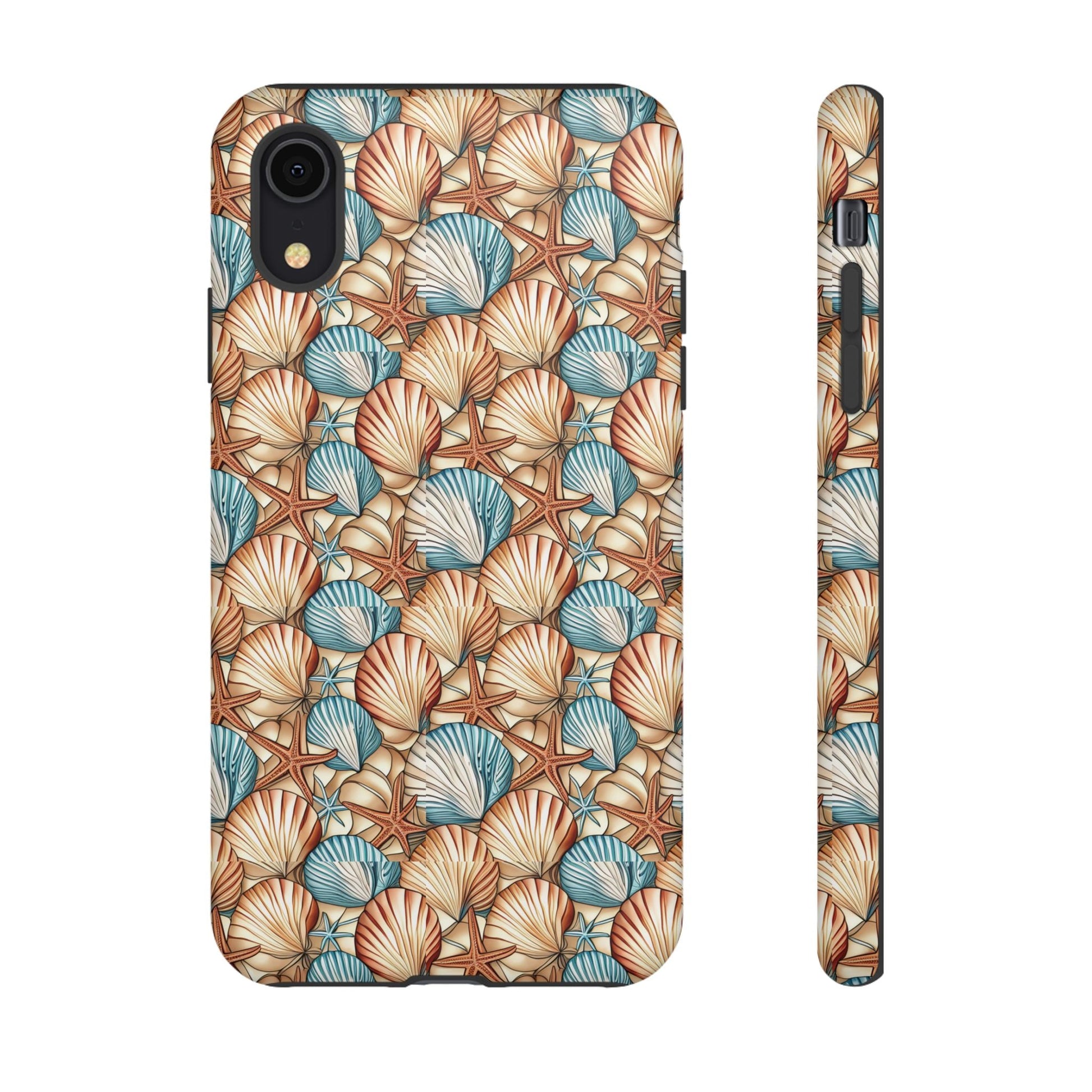 Starfish and Seashells Tough Cell Phone Case - Ruppy's Creations