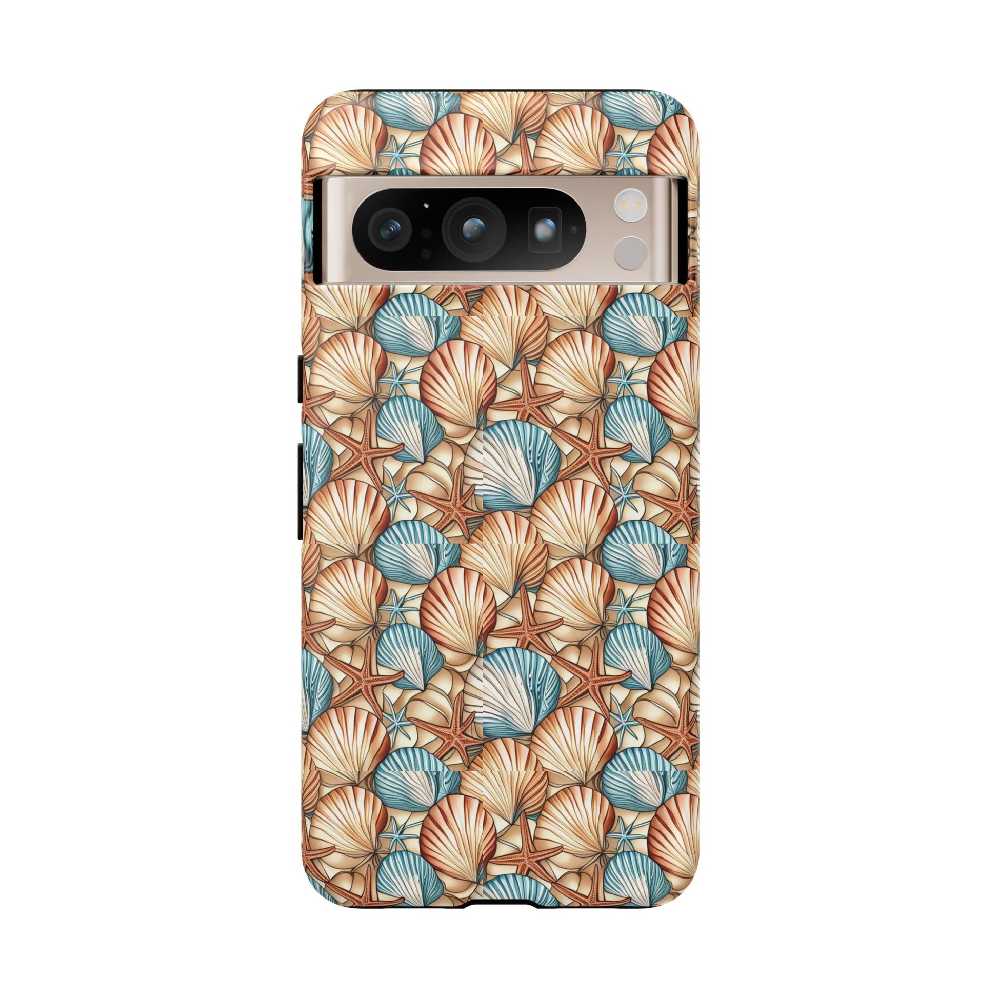 Starfish and Seashells Tough Cell Phone Case - Ruppy's Creations